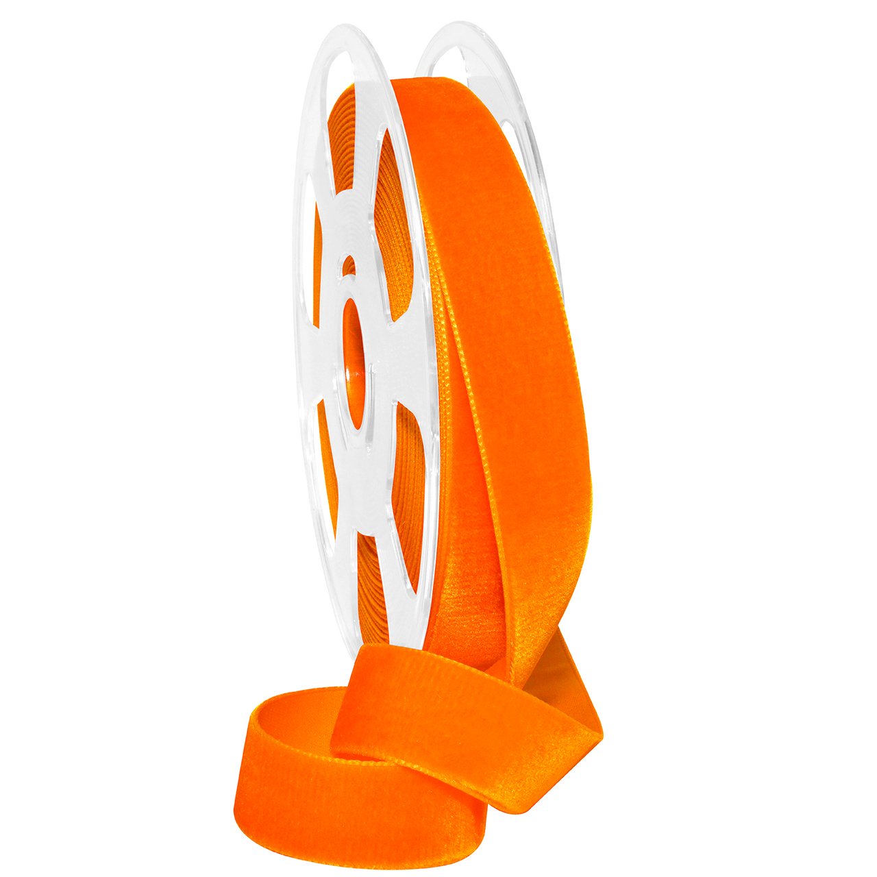 Ruban en velours orange 22mm Morex Ribbon pour ajouter de la chaleur à vos créations