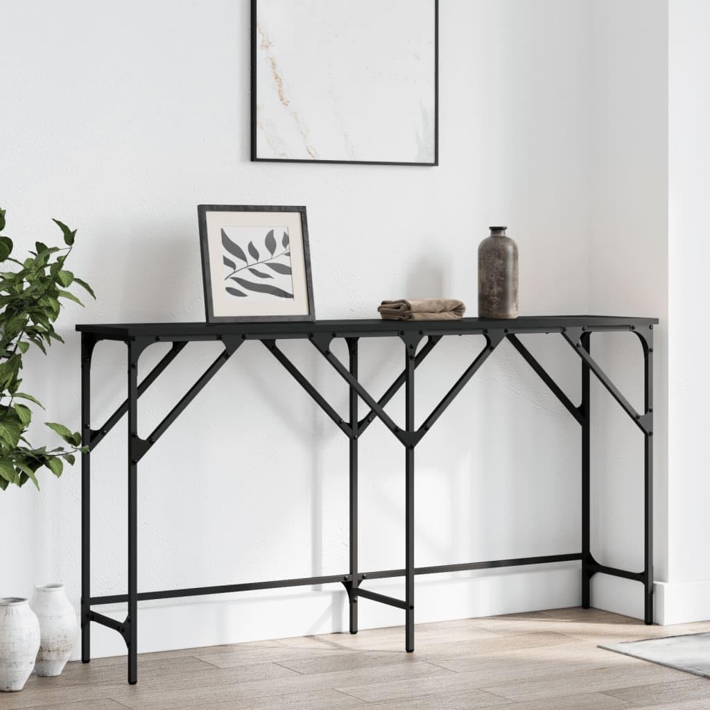 vidaXL Adjustable Feet for Industrial Console Table, Perfect for Hallways, Tough Living Room Display, Home Storage