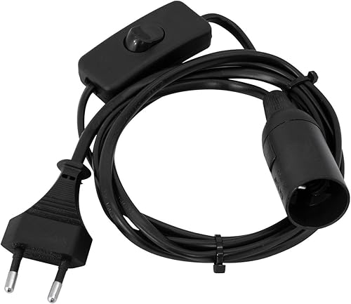 Eurolite E-14 Fassung Netzkabel Stecker Schalter