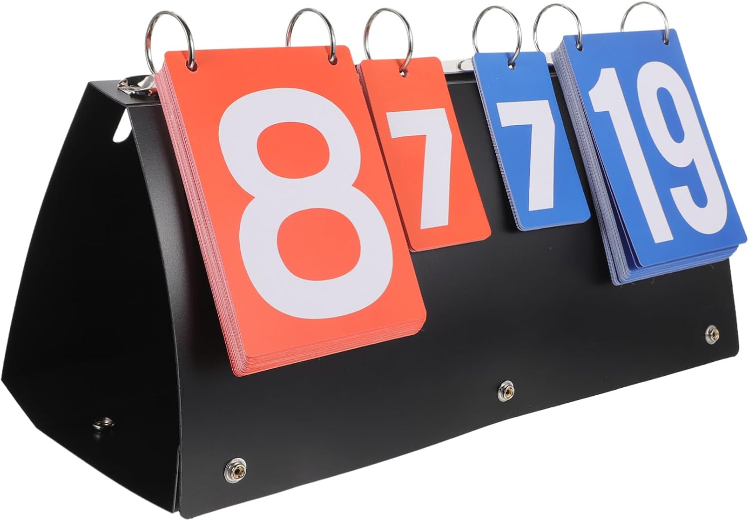 Abaodam Portable Scoreboard for Basketball and Tennis Easy to Use Numbers Efficient Design for Outdoor Sports and Games Multi-Functional Tabletop Scorekeeper