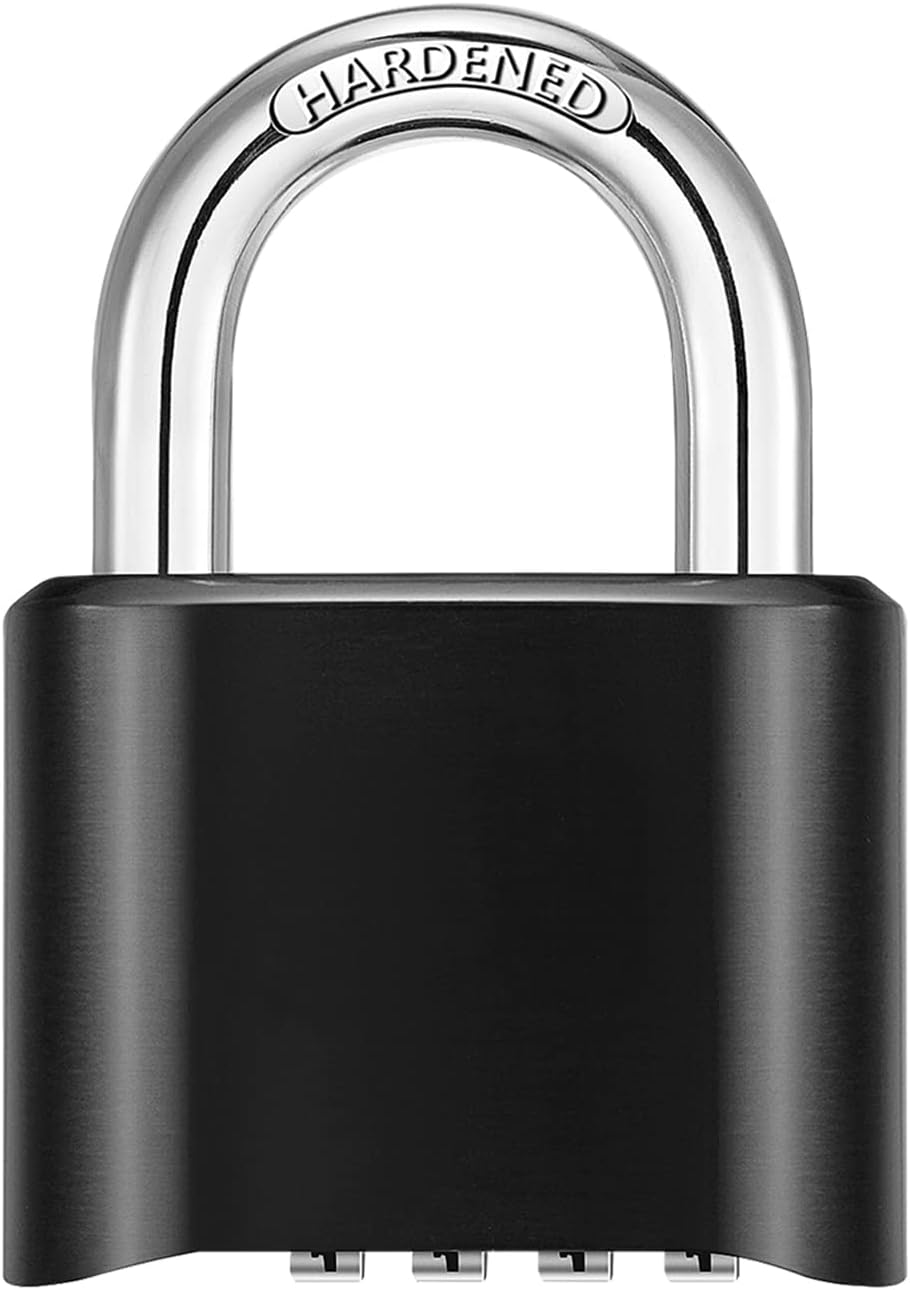 DAYGOS Outdoor Combination Padlock with 4 Digit Code, 52mm Heavy Duty
