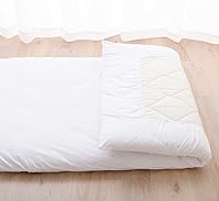 Vista 4 de EMOOR Sábana bajera ajustable para colchón de futón japonés PRESSO FullFull-Long Hecho en Japón 100% algodón (blanco), funda para colchoneta