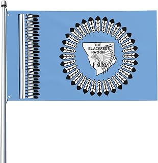 Generic Flag Of The Blackfeet Nation 3x5 Ft Single Sided Durable Outdoor Yard Decorations Home Party Welcome Flag