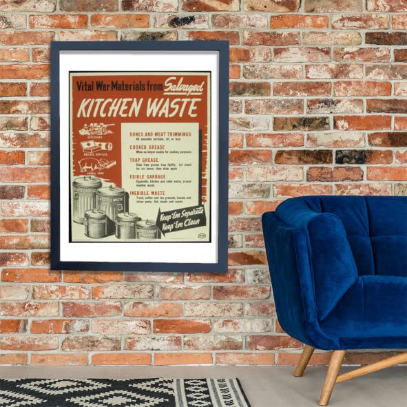 Affiche Seconde Guerre mondiale Vital War Materials, format extra large mat sans cadre - 2