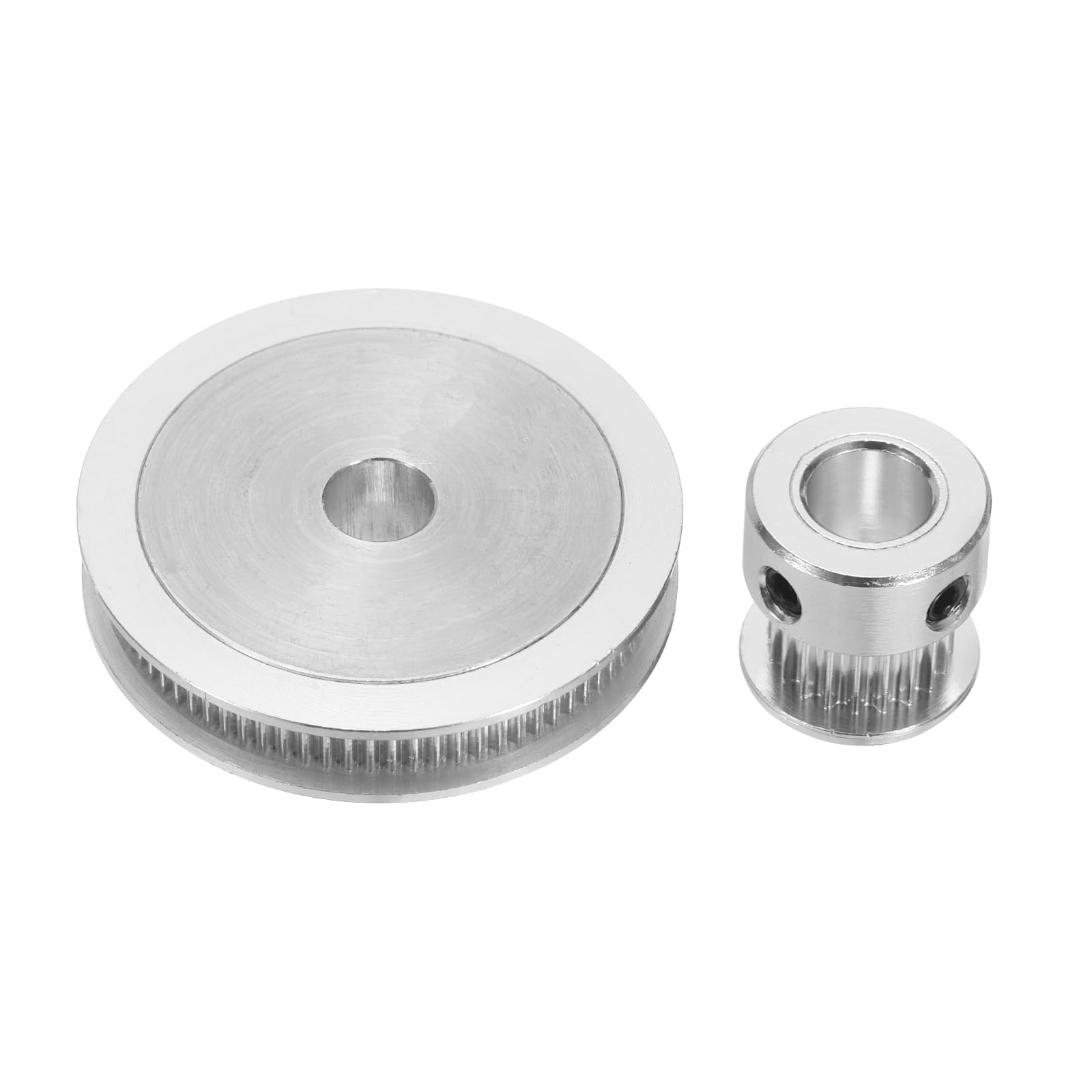 GT2-Synchronrad Set – 20 & 80 Zähne, Aluminium, Mit 250 Mm Riemen, Für Maschinengetriebe