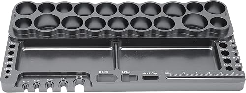 Organizador de herramientas de control remoto, multifuncional, de aleación de aluminio, con control de emisiones, organizador de piezas de