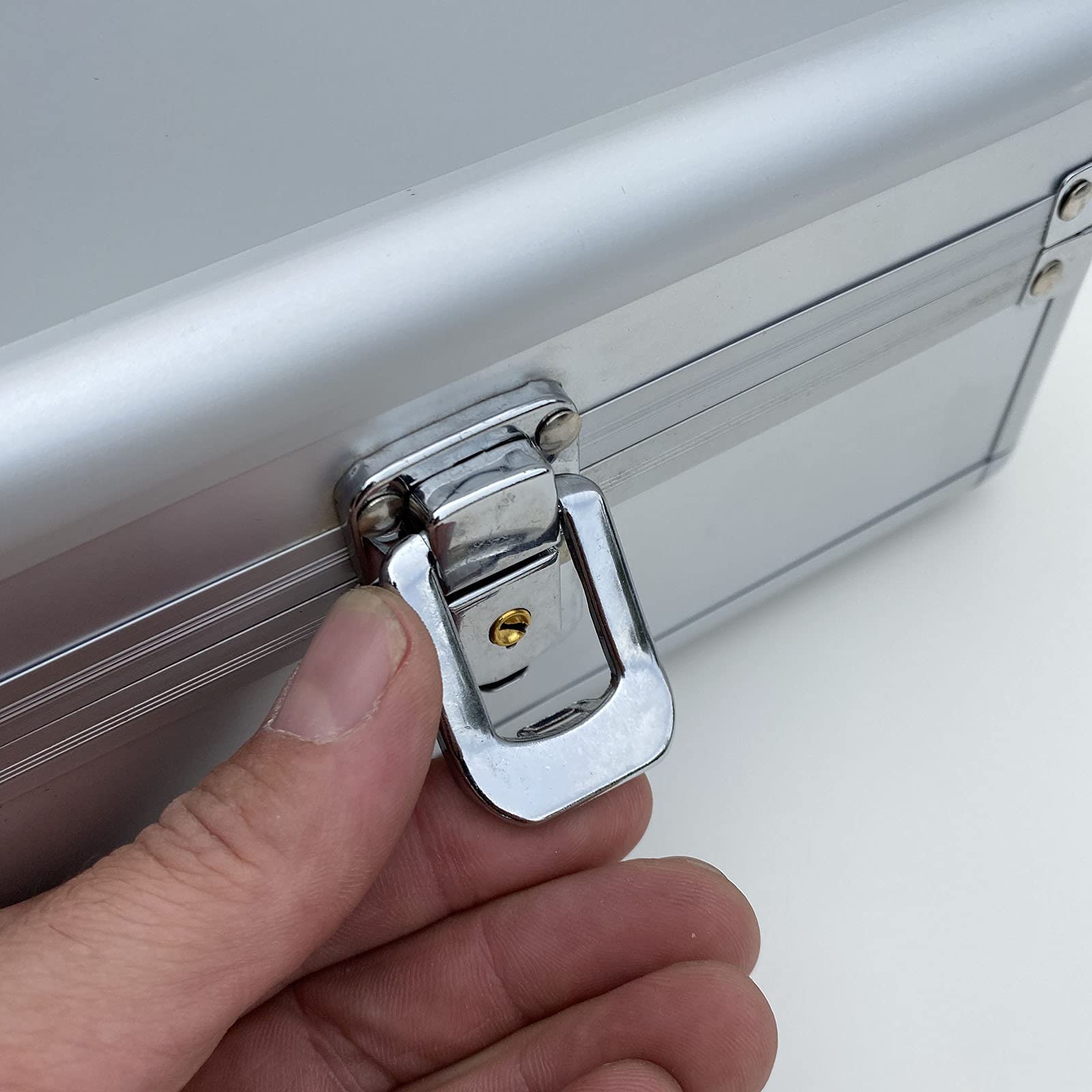ECI - Valigetta in alluminio, allungata, vuota, 30-70 x 10 x 10 cm (lunghezza x larghezza x altezza), per attrezzi e strumenti di misurazione