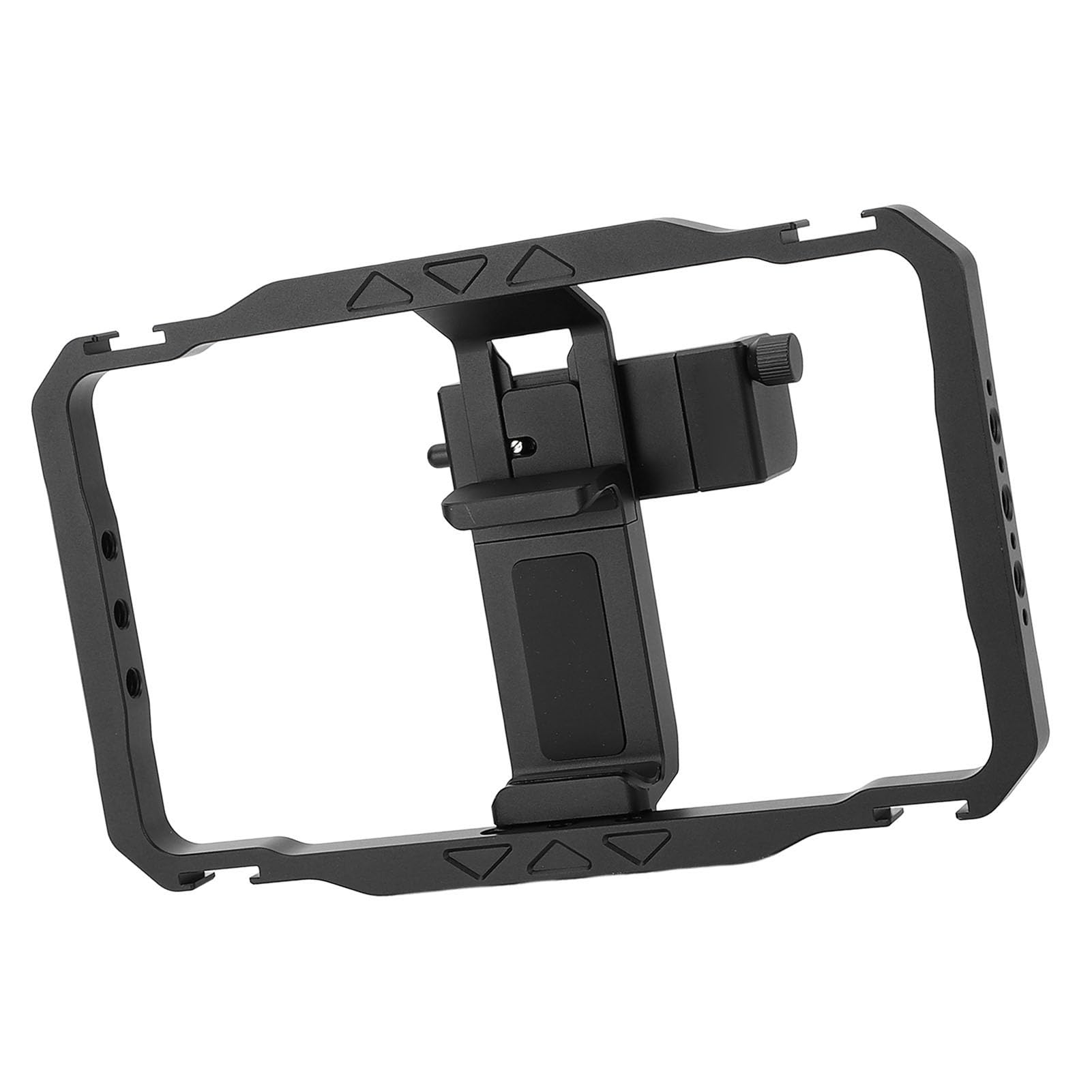 Kit Universale per Attrezzatura Video per Smartphone con Supporti per Scarpe Fredde per Microfono e Attacco Luce per Vlogger Kit Gabbia per Telefono in Lega di Alluminio per Creatori di