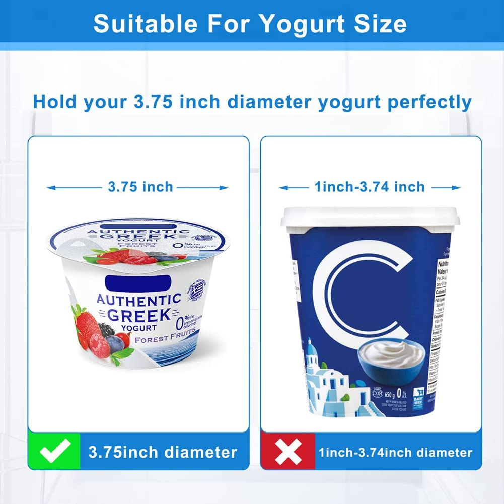 Joghurt-Organizer für KüHlschrank, Joghurthalter für KüHlschrank-Organizer Slider Yogurt Organizer Sliding Yogurt Holder