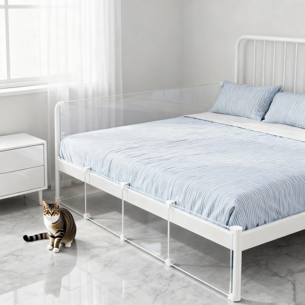 Protezione multiuso for fessure, pannello di protezione sotto divano e letto for animali domestici, barriera for mobili staccabile for impedire l'accesso e la perdita di giocattoli(120cmx20cm)