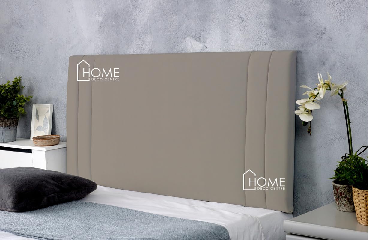 CROWNBEDS DENVER HEADBOARD 26 INCHES HIGH IN PLUSH VELVET FOR DIVAN BEDS WITH EXTRA PADDING