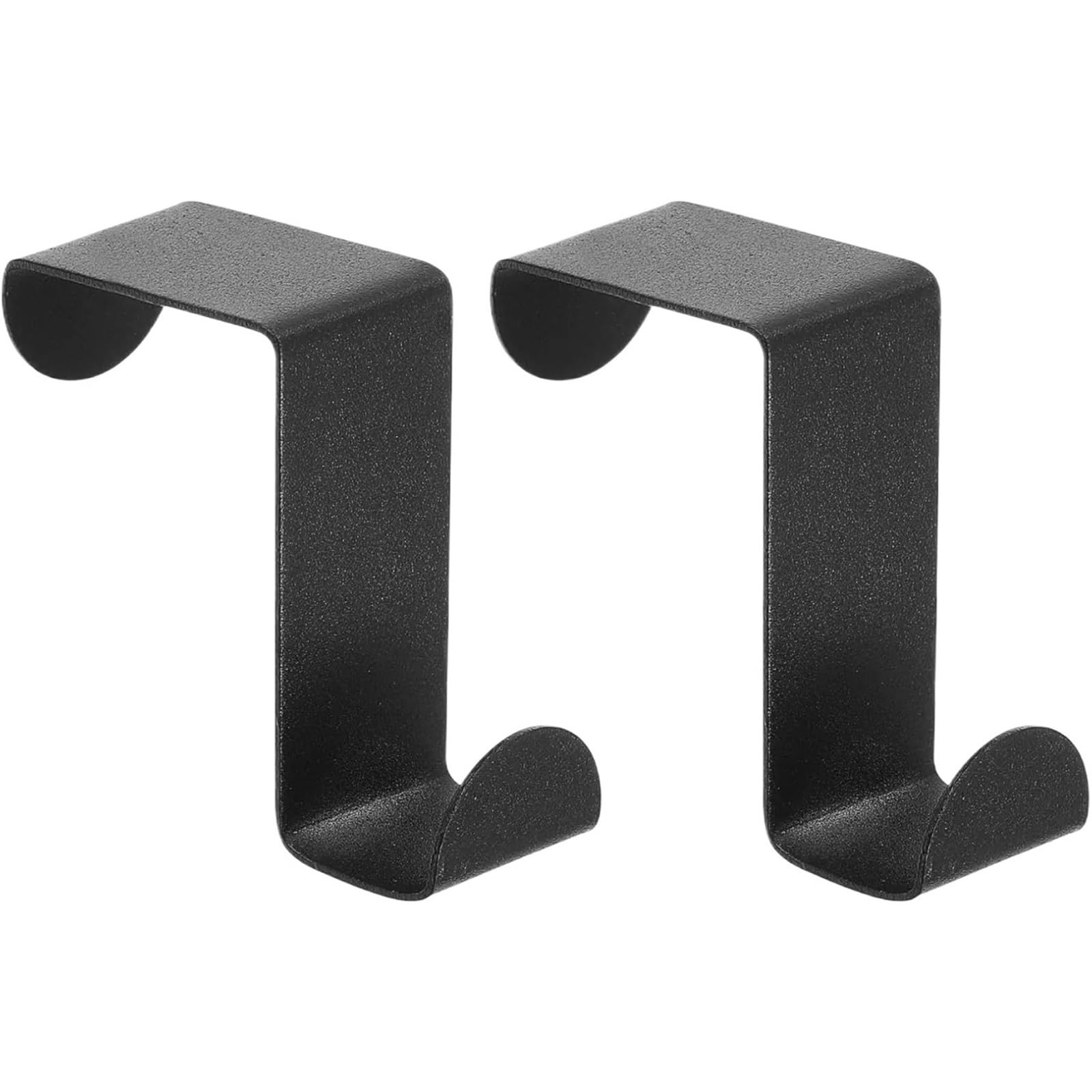 S Haken 2 StückS-förmige Doppeltürhaken, for Kleidung, Hüte, Handtücher (Schwarz) für Küche