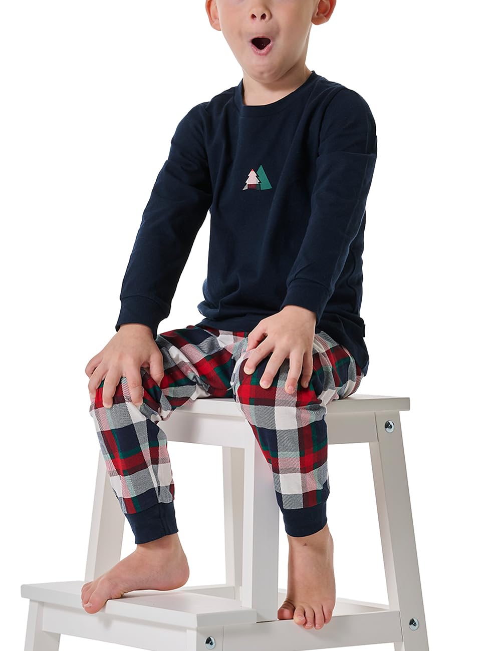 Schiesser Jungen Schlafanzug Set Pyjama Lang - 100% Organic Bio Baumwolle - Größe 92 bis 140 Set di Pigiama Bambini e Ragazzi (Pacco da 1)