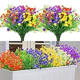 Consejos para Calentar: Las flores artificiales al aire libre pueden exprimirse y deformarse durante el transporte, pero pueden restaurarse después de una pequeña colocación. Si se gastan algunos, no se preocupe, puede "armarlos". Si tiene alguna pregunta, comuníquese con nosotros para obtener un reemplazo o un reembolso.