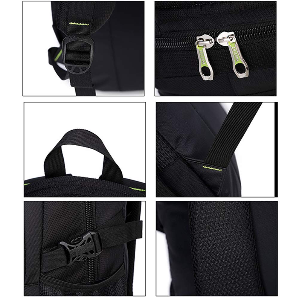 Mochila escolar Mochila para niñas Niños Adolescentes, primarios/secundarios/universitarios Estudiantes Satchel Book Tela Oxford impermeable Bolsa para computadora portátil (black2)