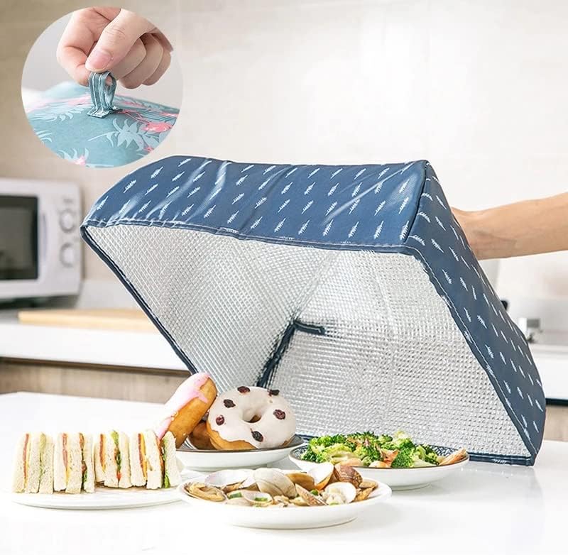 Winter Printing Insulation Vegetable Cover Meal Dust Foldable Dining Table Kitchen Accessories Gadget image 4
