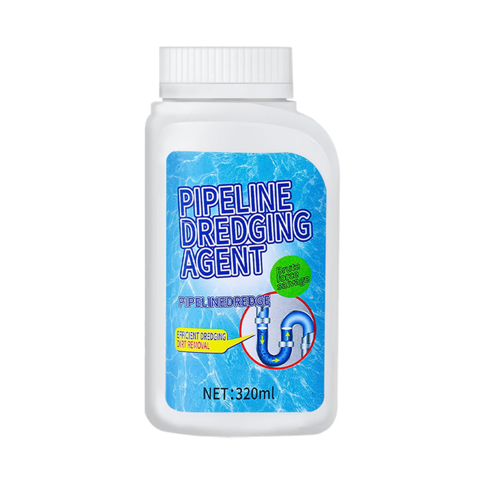 Liapu Drain Clog Remover, Pipeline Dredging Agent, Powerful Quick Cleaning Drain Toilet Cleaner Tool, Unclog Toilet Clog And Kitchen Sink Pipe Unblocker Powder