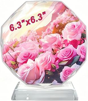 Sublimation Blank Crystal Glass Trophy, Picture Frame for Heat Press Prints