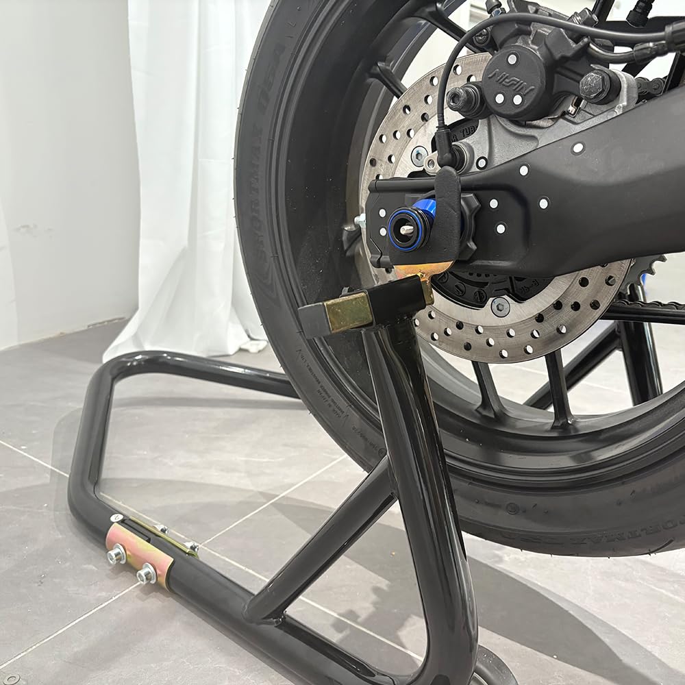 Per MT07 MT 07 FZ07 2014-2024 2025 2026 accessori moto supporto supporto supporto forcellone supporto bobine MT-07 asse forcella posteriore protezione pad anticaduta (blu)
