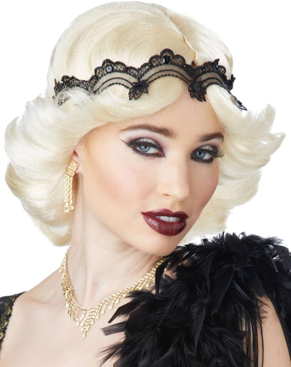 California Costumes Women's 20S Glitz and Glamour Wig and Headband