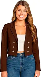 Blazer Feminino Casaquinho Cropped Alfaiataria Casaco Social Trabalho