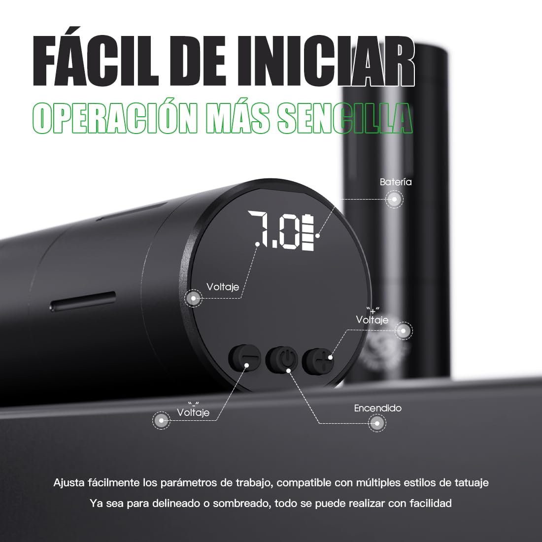 Dragonhawk A3 Kit De Máquina De Tatuaje Inalámbrica, Rotativa, Pluma De Tatuaje, Pistola, Batería 1500mAh, Agujas Y Cartuchos Para Tatuajes Para Principiantes