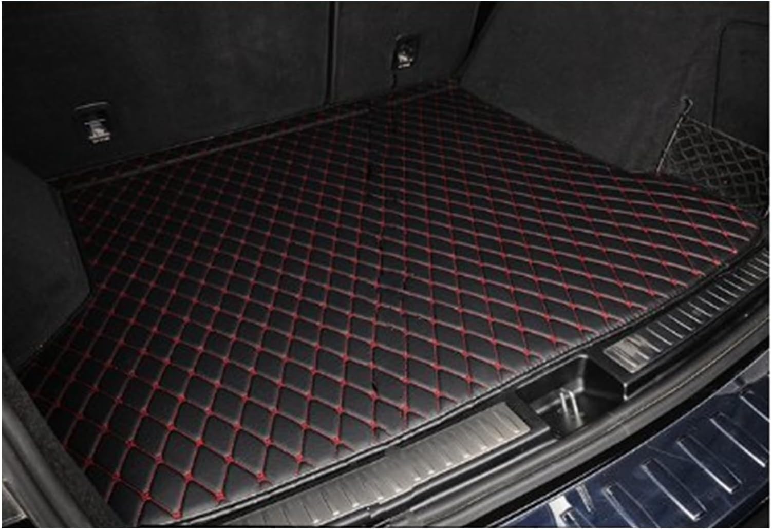 カスタム車のトランクマット ために シボレー ために ルミナ 2007 2008 2009 オートアクセサリーカーゴライナーパッド車のブーツカーペット 車用 ラゲッジマット(ブラックレッド)