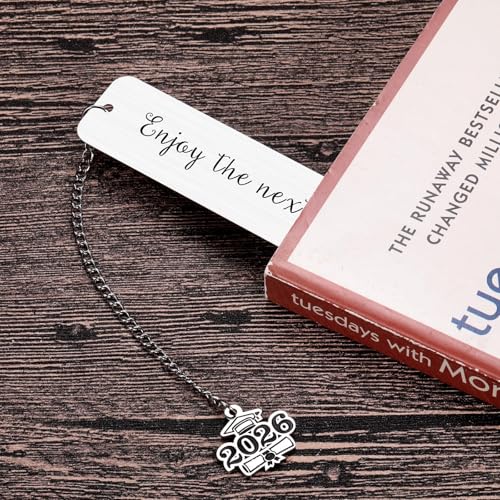 Graduation Gifts Class of 2026 Senior Bookmarks Gifts for Him Her Inspirational Grad Students Gifts for High Middle Medical Nurse School Students Motivational Gifts Surgery Graduate from Mom Dad