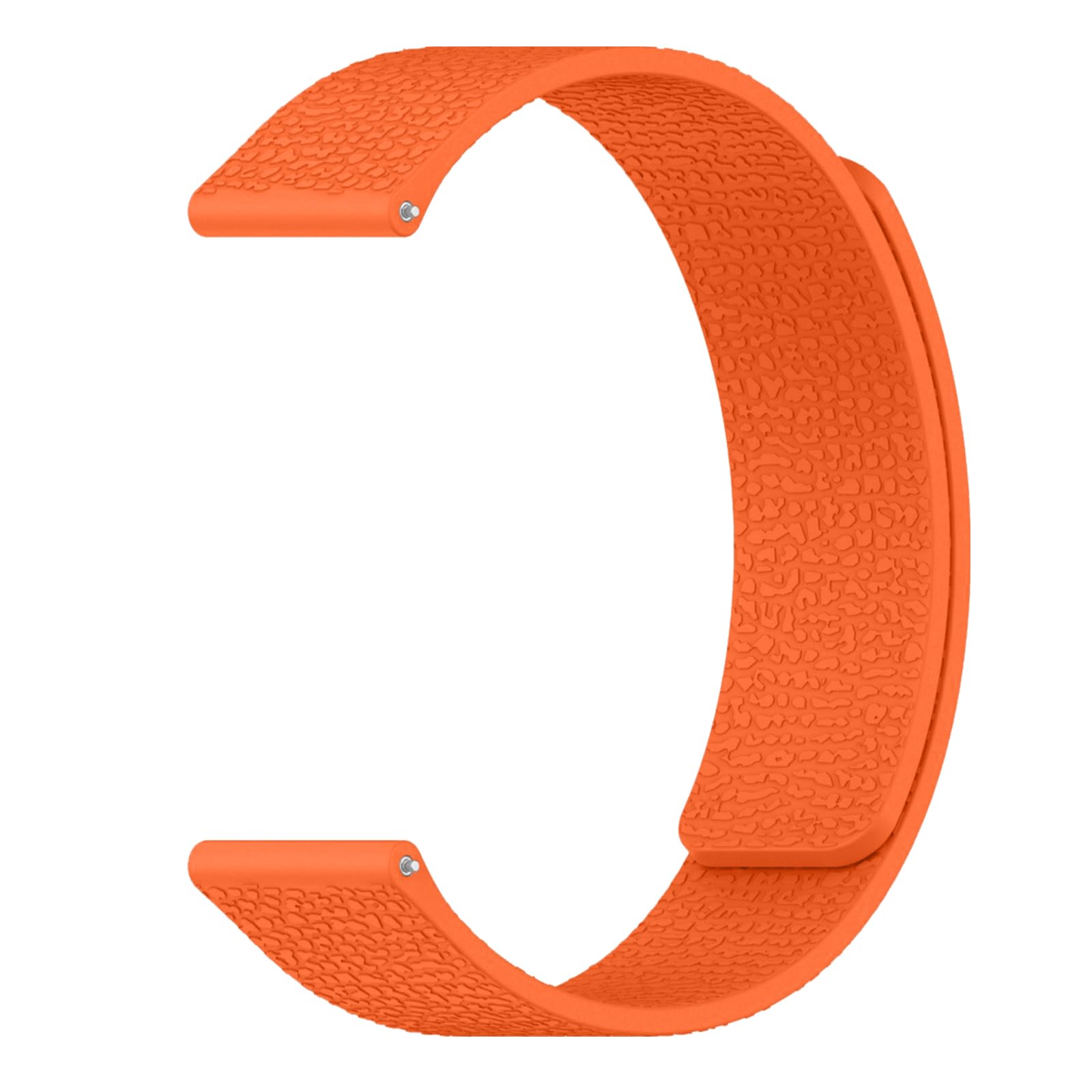 CiimWaa 22mm 20mm Armband, Magnetes Silikon Armband für Damen Herren, Sport Weiches Wasserdicht Magnetbänder, Wearable Ersatzband für Nothing/Samsung/Garmin/Amazfit/Huawei [22mm Orange]