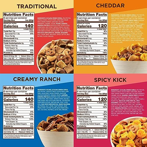 Catalina Crunch Mix Protein Snack Mix Variety Pack | Keto Friendly, Low Carb, Keto Snacks, Pack Of 6 #TOP3