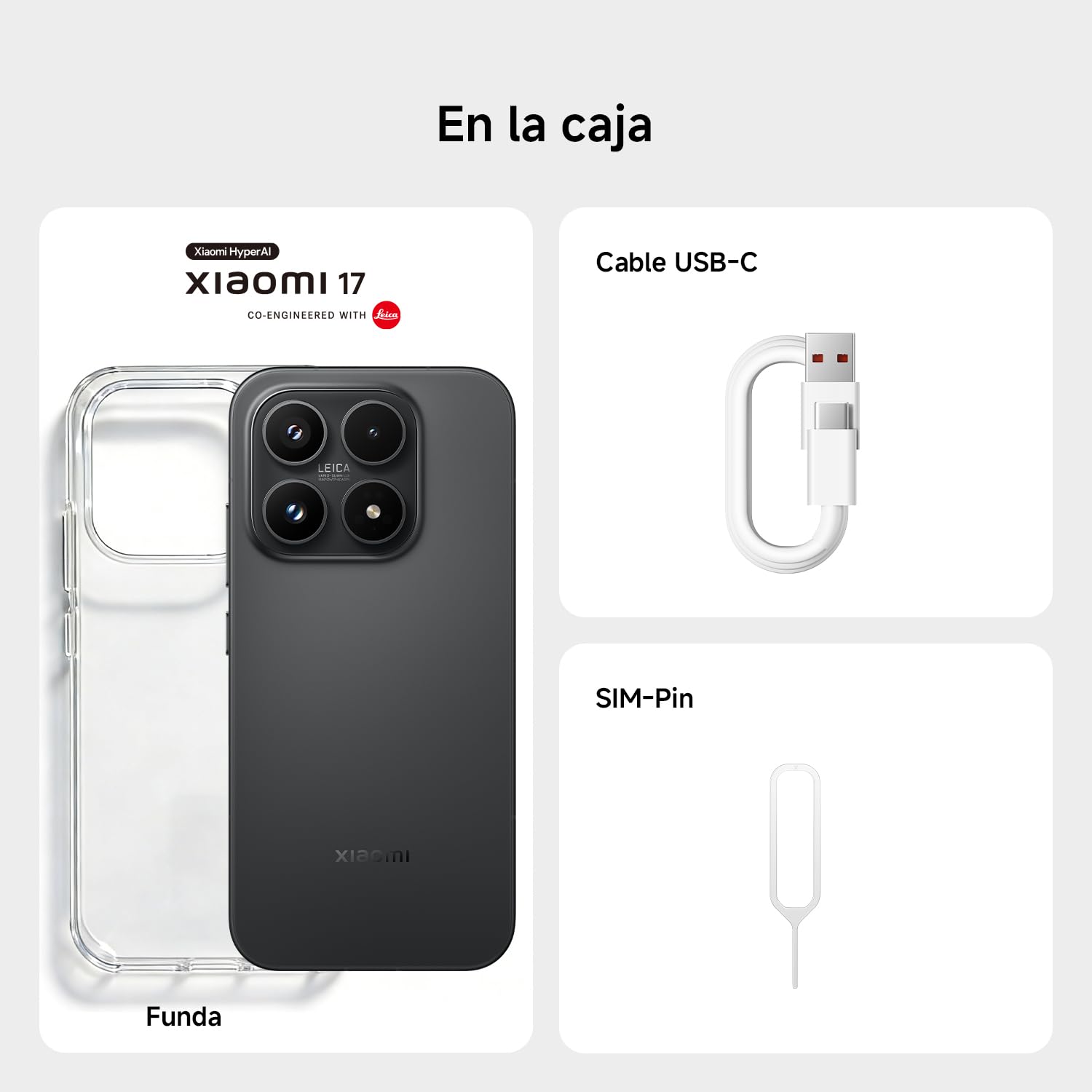 XIAOMI 17 - 12+512GB Smartphone, Leica Summilux Optical Lenses, Snapdragon 8 Elite Gen 5, 6.3" CrystalRes OLED Display, 100W HyperCharge, Charger Not Included, Black (ES Version) — view 5