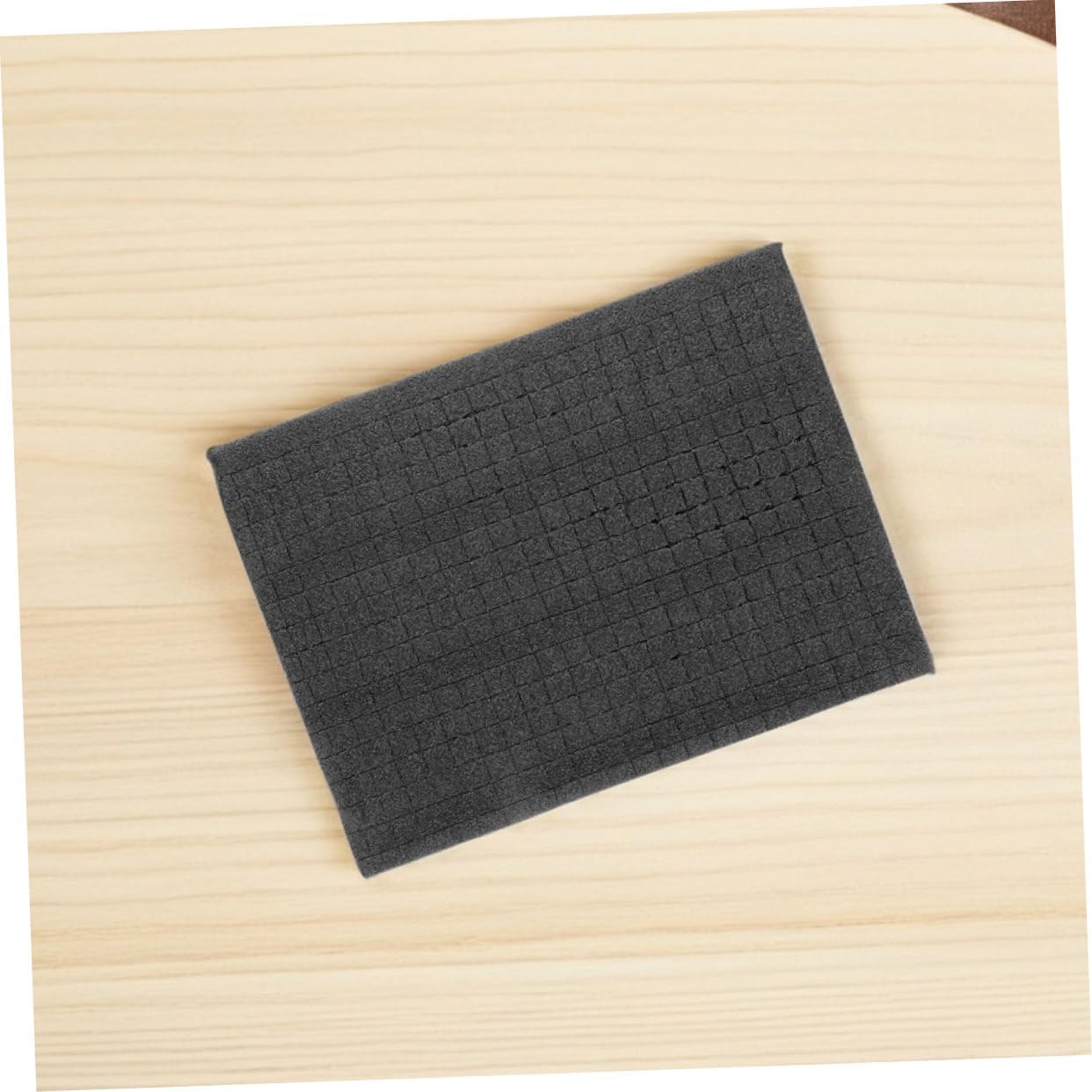 SHINEOFI 2Pcs Black Foam Drawer Liners Slip Resistant Tool Chest Padding Inserts for DIY Toolboxes Shockproof Foam Sheets with Design for Versatile Storage