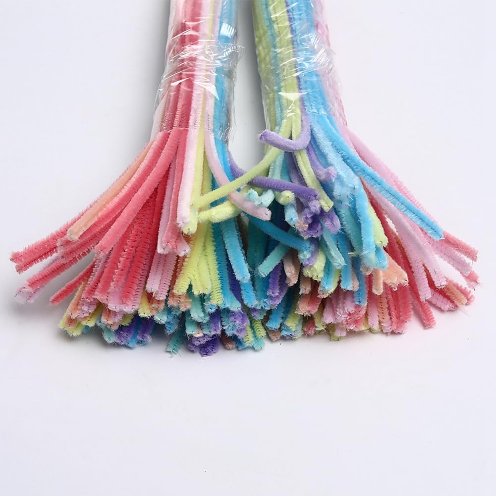 2 spazzole per pipa colorate per fai da te, pulitore per pipe, filo di ciniglia, filo di ciniglia, per fai da te, per decorazioni fai da te