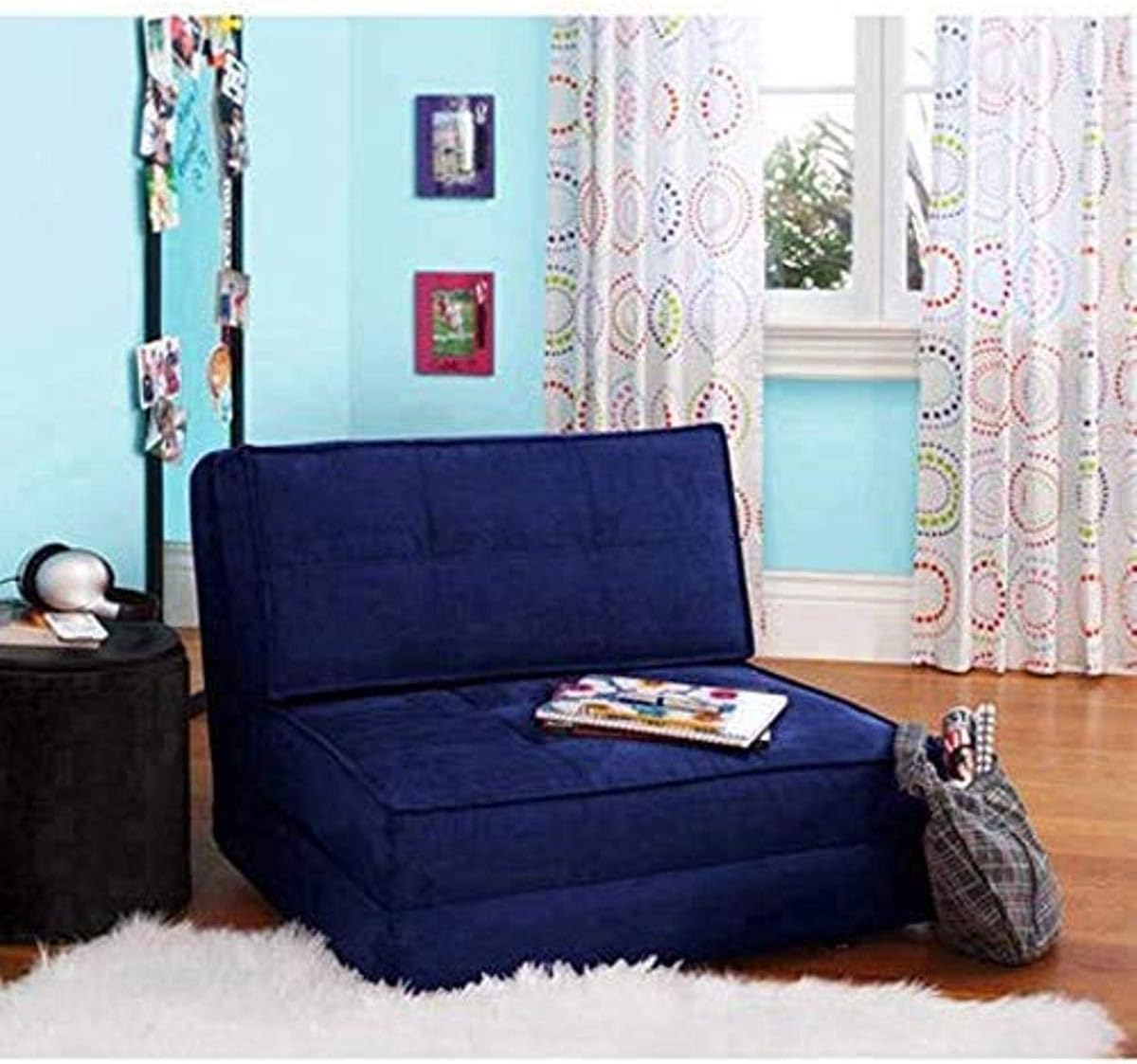 Buy Your Zone Ultra Suede Convertible Flip Chair