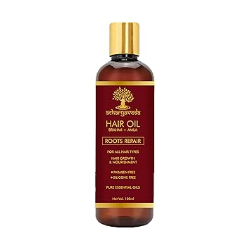 ACHARYAVEDA Ayurvedic Roots Repair Hair Oil for Hair Fall Control and Hair Growth (100ml, Pack of 1)