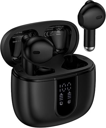 Samsung - Auriculares inalámbricos Bluetooth para Samsung Galaxy A16 5G A17 A36 A56 A26 S25 Ultra FE A15 A35, auriculares impermeables con micrófono