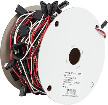 GG Grand General 88225 4"" Wire Roll 4"" Triple Female 0.180 Continuous, 200 Plug"