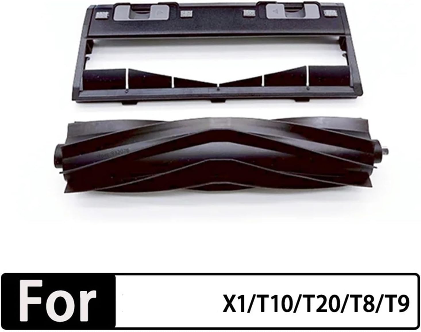 Main Rubber Roller Brush Cover,Compatible for ECOVACS ，T20 X1 / T10 / T20 Pro Robot Vacuum Cleaner Accessory Spare Parts(C)