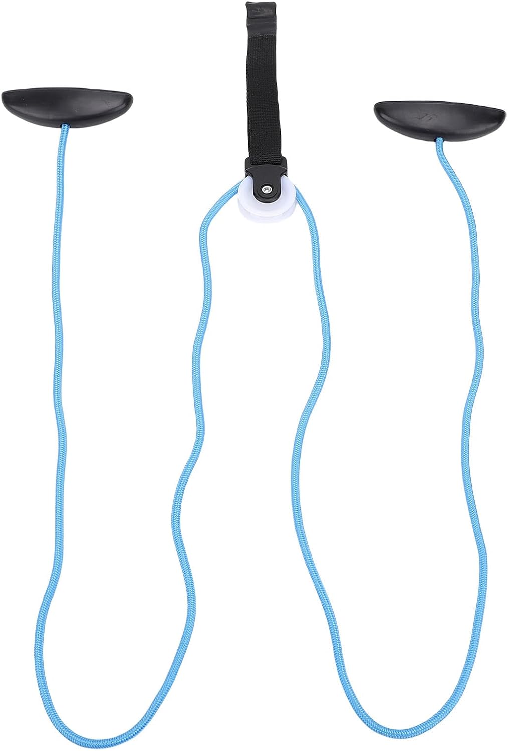 Over the Door Shoulder Pulley Trainer with Ergonomic Foam Handles Rotator Cuff Exerciser for Neck Shoulders Upper Arm Muscles Blue