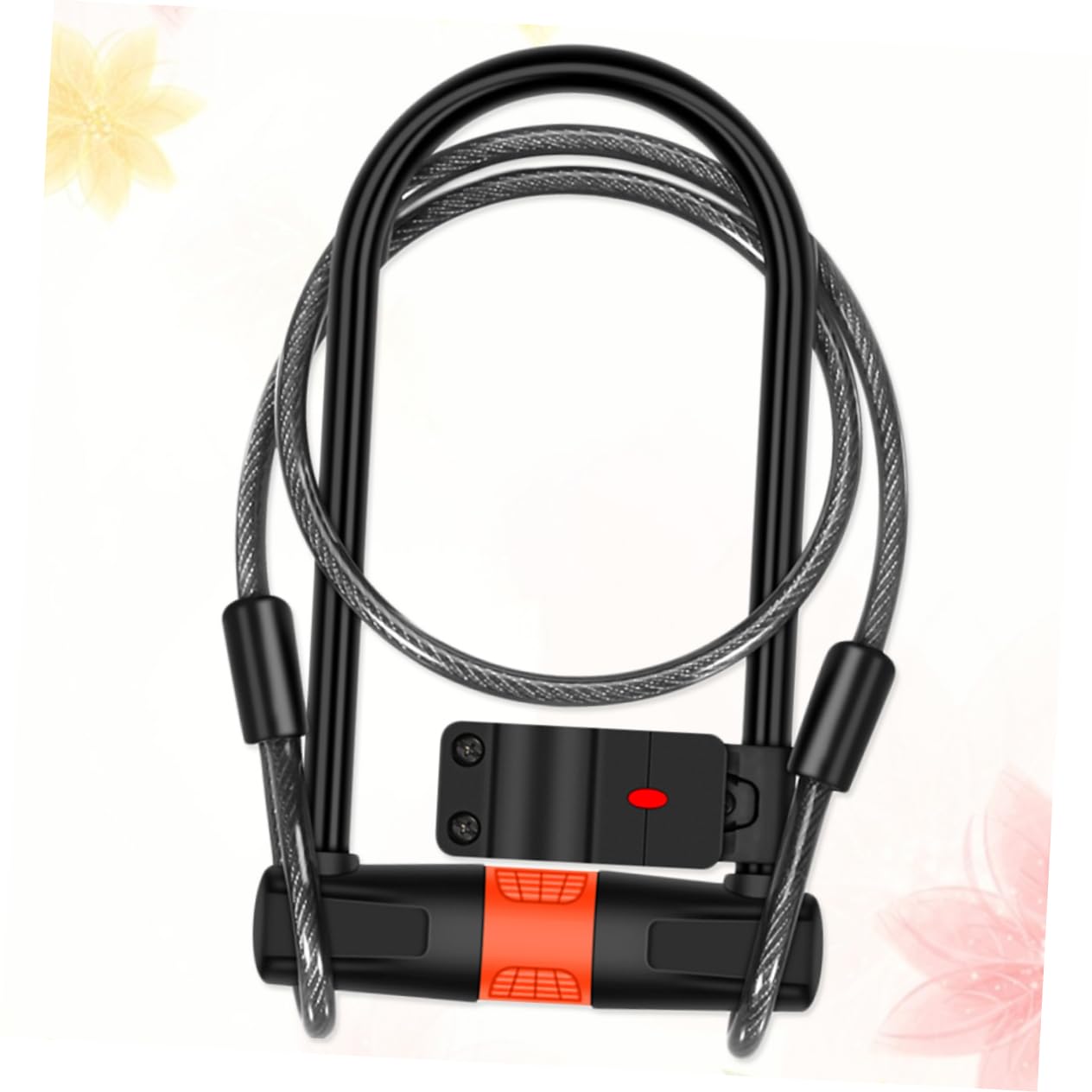 Lucchetto Catena Antifurto Per Bici Moto Barra Di Bloccaggio in Acciaio Legato Cavo in Acciaio Resistente Chiave Inclusa Accessori Per Mountain Bike e Biciclette Elettriche