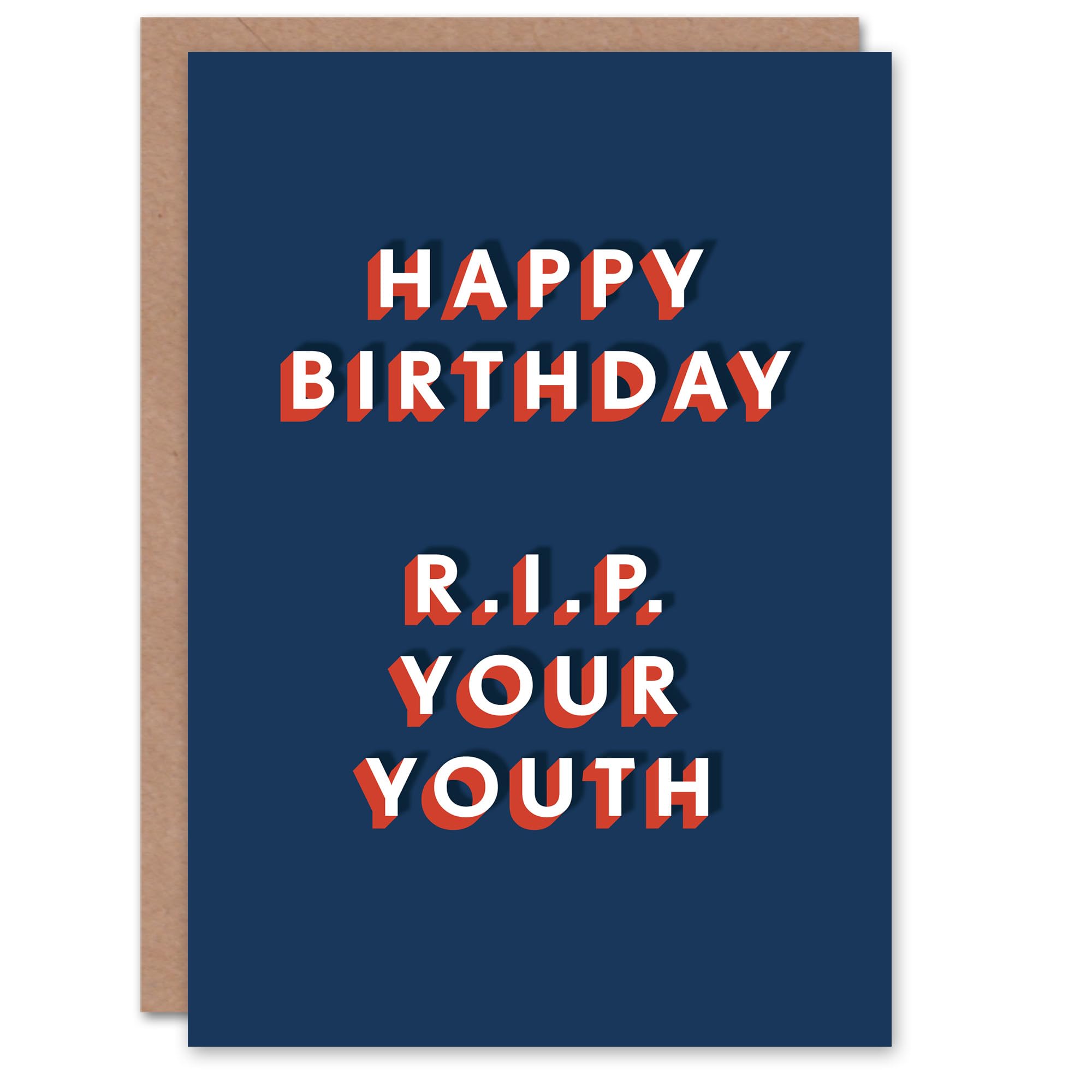 Artery8 RIP Your Youth Rest In Peace Funny Cheeky For Him Birthday Card