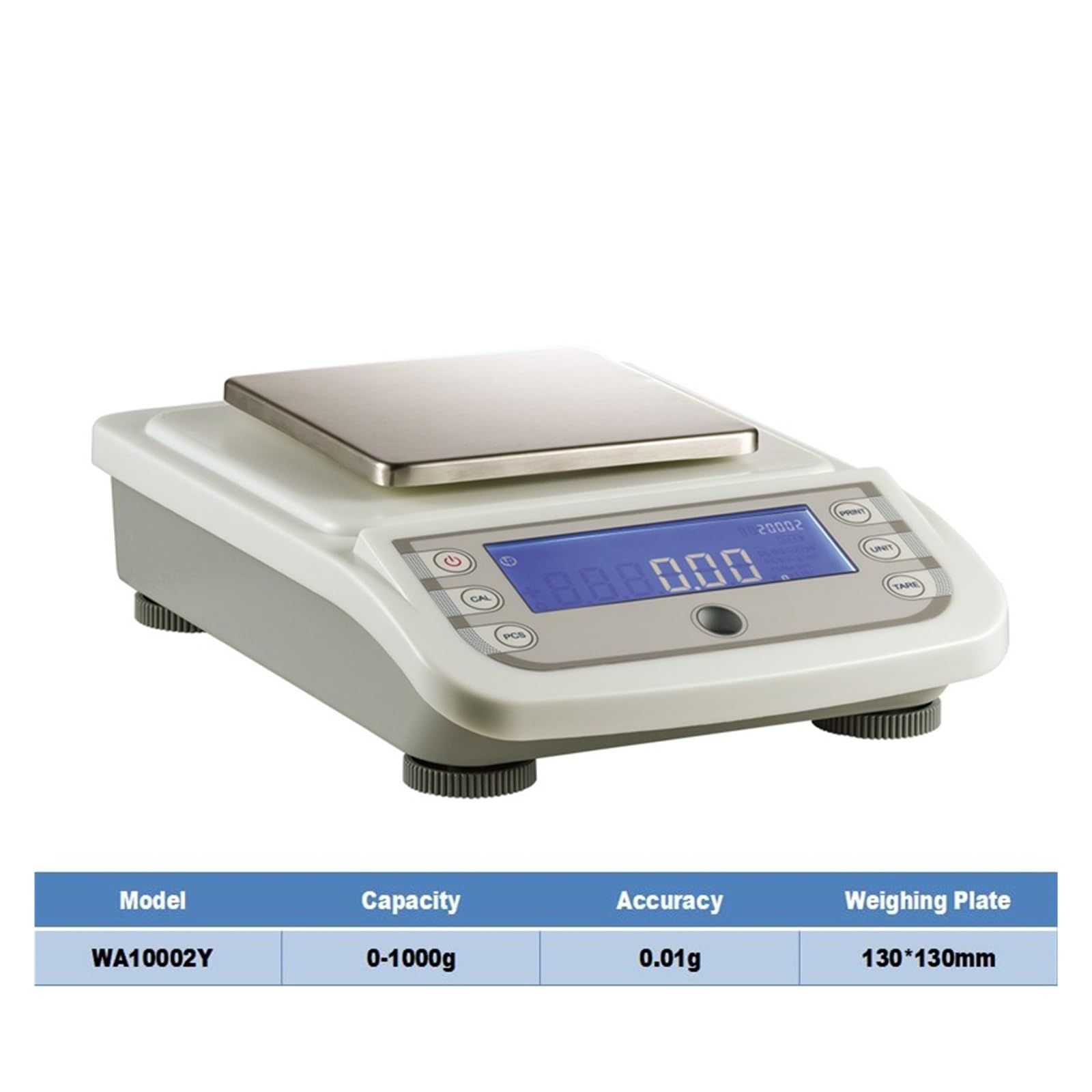 Básculas Digitales, 5000g 0,01g 6000g 4000g 3000g 2000g 1000g 10mg Balanza de banco laboratorio peso en gramos(WA10002Y)