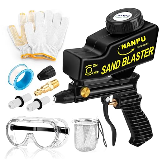 NANPU Air Sand Blaster with Adjustable Nozzle