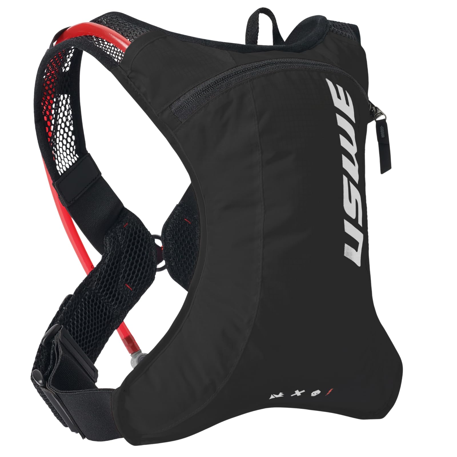 USWE Race 2.0, Ultra Lightweight Hydration Backpack with 2.0L / 70oz Water Bladder, Leak Proof Pack for Gravel, MTB, Running, Hiking, Cycling, Camping, Biking for Men,Women
