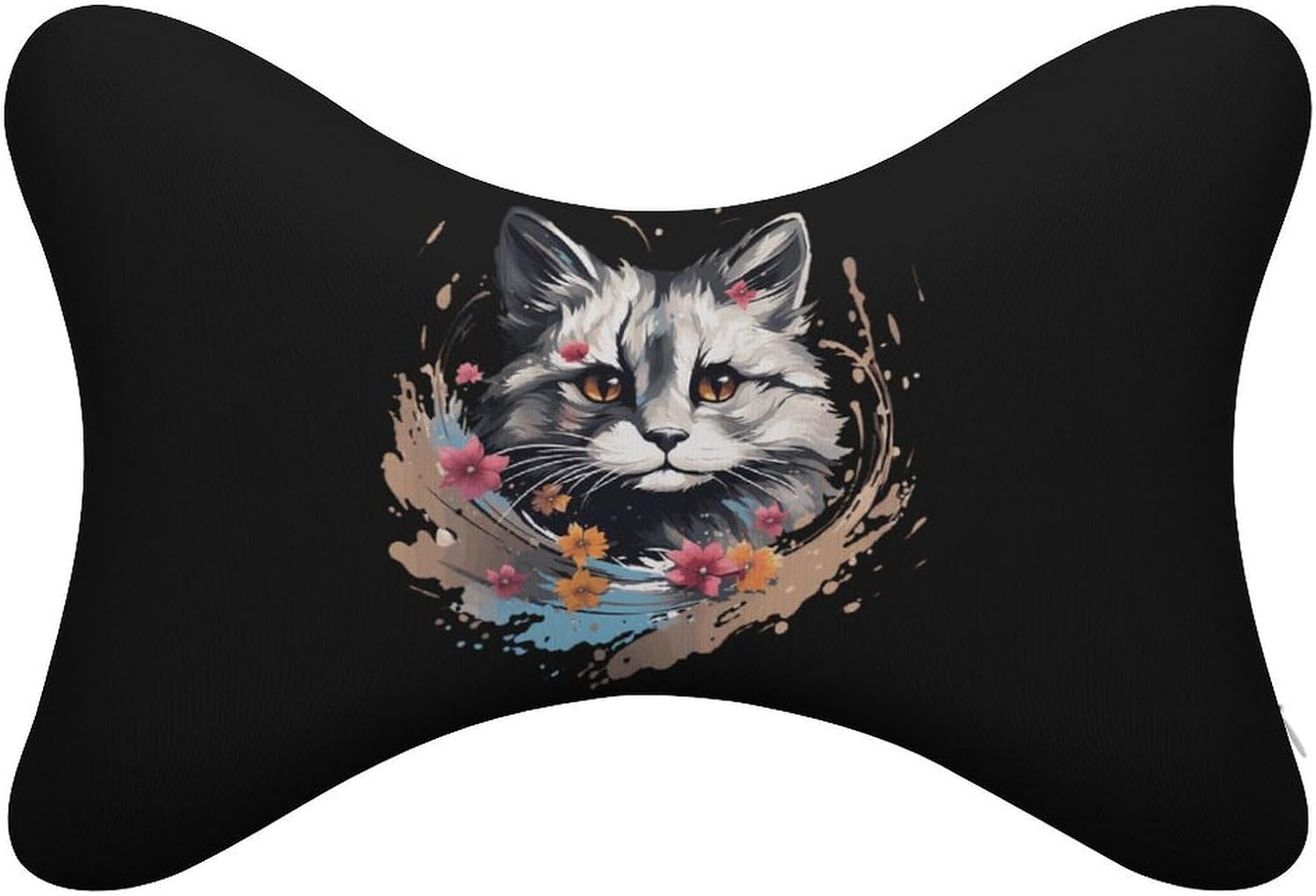 Civet Cat 2 Pack Car Neck Pillow Car Headrest Soft Car Pillow for Most Cars