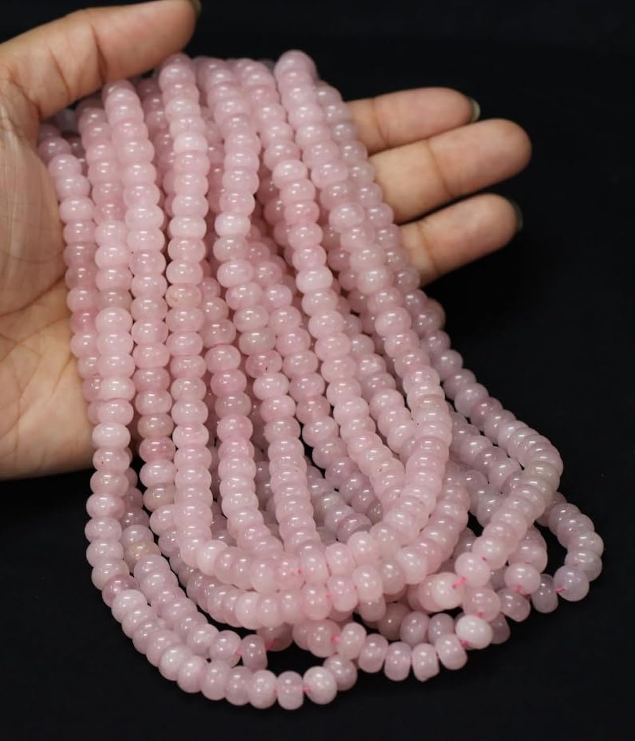 Perles en quartz rose naturel pour créer vos bracelets bien-être