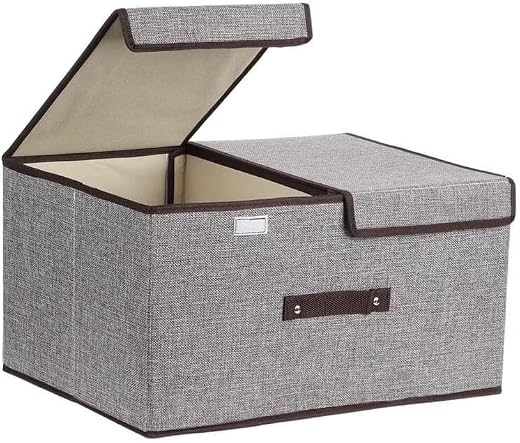 Niwlix Foldable Storage Box And Organiser Wardrobe Cloth Organizer For Storage Box Closet Basket Bin Organiser for Books, 