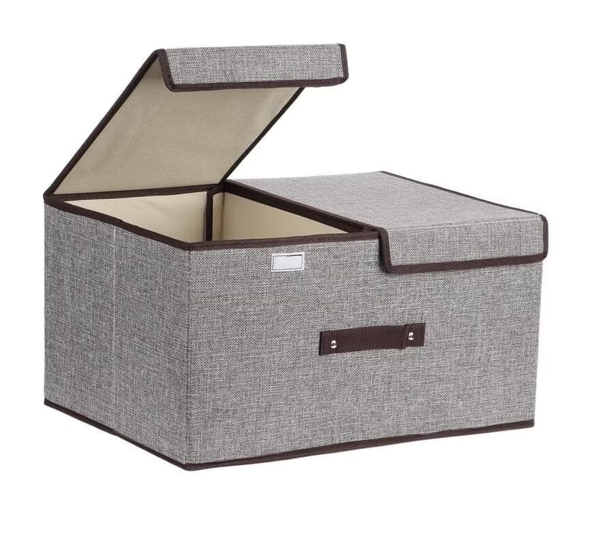 Niwlix Foldable Storage Box And Organiser Wardrobe Cloth Organizer For Storage Box Closet Basket Bin...