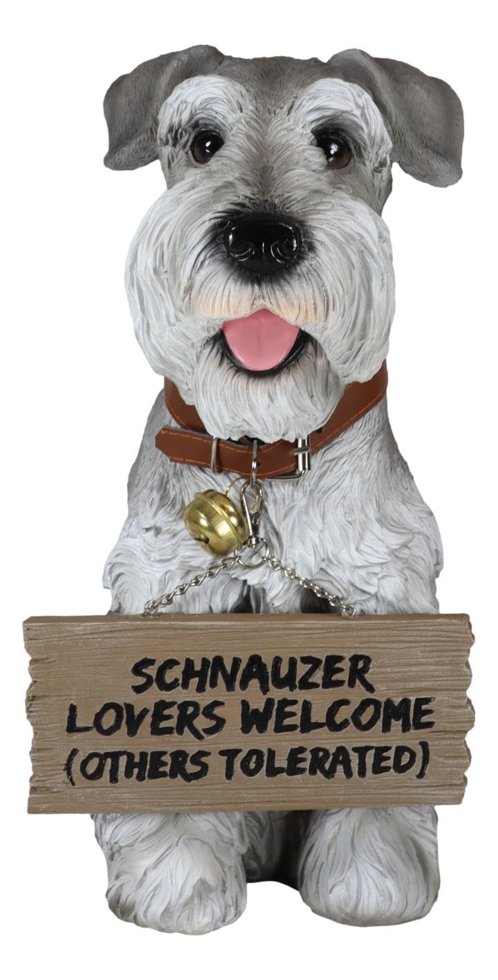 Amazon.com: Ebros Gift Realistic Adorable 'Grandpa' Grey Schnauzer