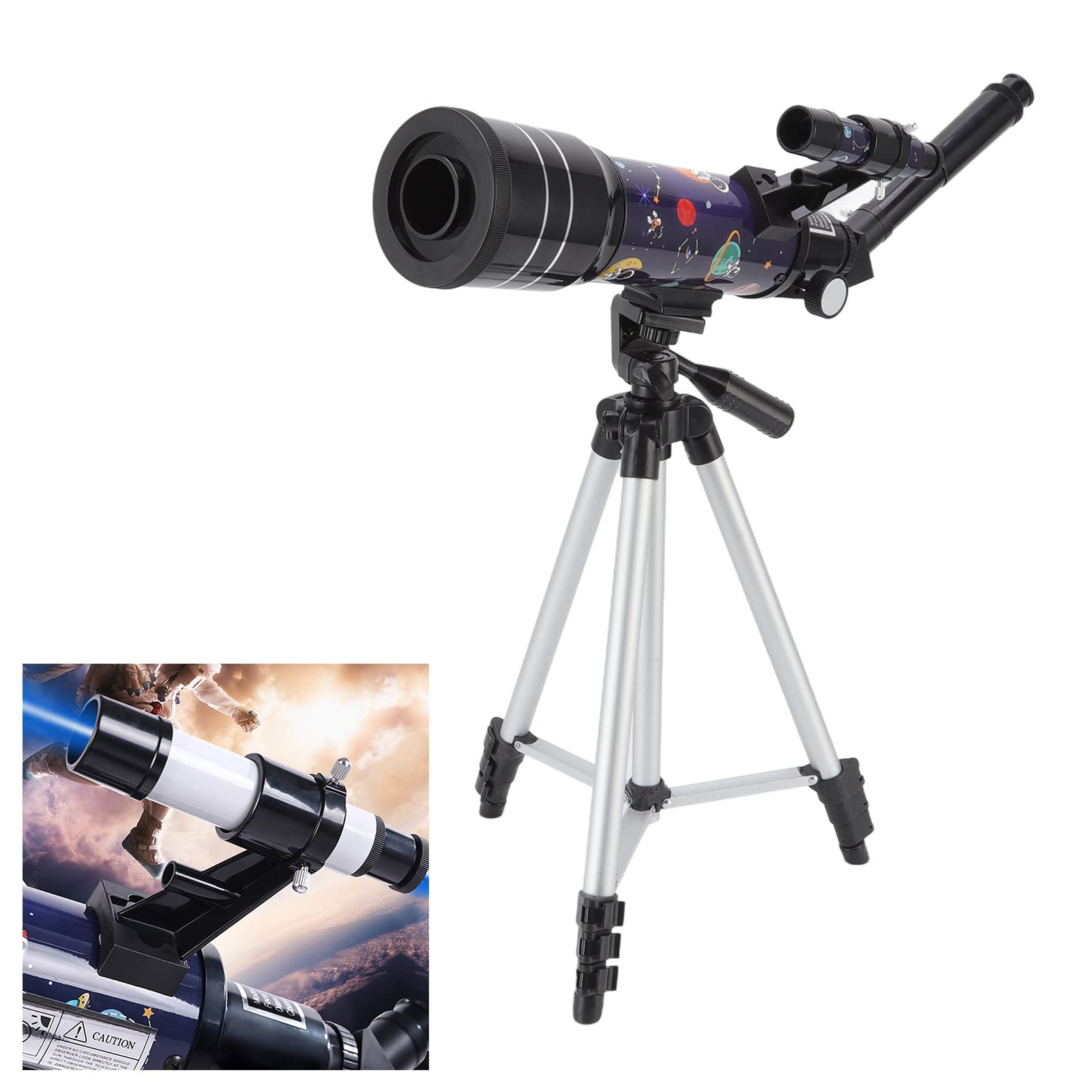 Teleskop dla Dzieci 90x Powiększenie 70mm Apertura